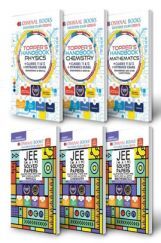 Oswaal Topper's Handbook Class 11 & 12 JEE (Mains) Solved Papers (2019-2020 All Shifts) Physics, Chemistry, Maths (Set of 6 Books)